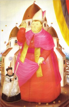 Fernando Botero Werke - Kardinal Fernando Botero